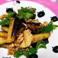 まぶたん's cooksnap of when they made なすとピーマンと豚こまの炒め物♪.
