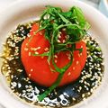 ◯usa◯'s cooksnap of when they made ダイエットに！簡単もずく酢冷やしトマト.