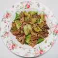 もぐ・ω・くま's cooksnap of when they made 玉ねぎ醤油ダレで♪豚キャべ炒め.