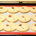 ももいろさくら's cooksnap of when they made 春のスィーツ❀　桜の花のクッキー❀.