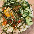 ❁まり❁'s cooksnap of when they made 超簡単！キムチ月見うどん.