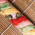 maaamei's cooksnap of when they made カニカマで手綱寿司♪ストライプ寿司？.
