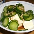 みわたけ's cooksnap of when they made 豆腐ときゅうりの胡麻めんつゆ昆布茶和え.