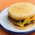 島子☆'s cooksnap of when they made マック風♪お手軽ハンバーガー.