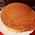 ♡sayulily♡'s cooksnap of when they made アレンジ効く☆大きめスポンジケーキ.