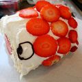 lemonina's cooksnap of when they made こどもの日！子供が喜ぶ☆鯉のぼりケーキ♪.