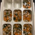 クックM4GE3B☆'s cooksnap of when they made 離乳食後期＊小松菜と豚挽き肉のだし煮.