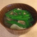 JackFruits's cooksnap of when they made 舞茸とニラのお味噌汁.