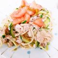 saya160616's cooksnap of when they made きゅうりとツナの冷製パスタ.