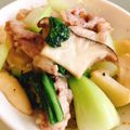KAORULALA's cooksnap of when they made チンゲン菜とエリンギの炒めもの.
