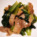 MAXA！'s cooksnap of when they made 豚と小松菜の炒め物♪＊豚小松菜＊.