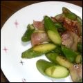 麻's cooksnap of when they made シャッキシャキ！アスパラベーコン★.