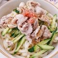konasan☆'s cooksnap of when they made 簡単サッパリうどん豚しゃぶサラダ梅風味.