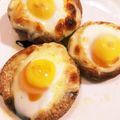 ♡猫子♡'s cooksnap of when they made うずら卵と椎茸のマヨチーズ焼き.
