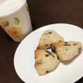ある日のコアラ's cooksnap of when they made バレンタインに！チョコチャンクスコーン.