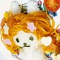 パクパクさん✪'s cooksnap of when they made 女の子のキャラ弁　超簡単♬　５分　時短♡.