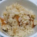 qoouru's cooksnap of when they made なめ茸バターの炊き込みご飯.