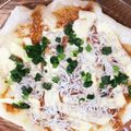 クックOZ47X2☆'s cooksnap of when they made しらす餅ピザ 《山ごはん》.