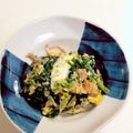 88shima's cooksnap of when they made サバ味噌缶とほうれん草の卵とじ.