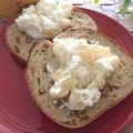 フジぽん's cooksnap of when they made パイナップル＆カッテージチーズ☆トースト.