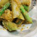 こつぶっち's cooksnap of when they made うどとグリーンアスパラのゴマ酢味噌。.