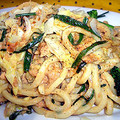 awachan's cooksnap of when they made 一人ごはん☆ツナマヨ焼きうどん.