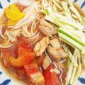 ひろユミ's cooksnap of when they made 冷製トマトの中華スープソーメン.