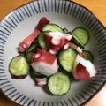 ナップ99's cooksnap of when they made 酸味やわらか♪タコときゅうりの酢物.