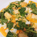 みさう's cooksnap of when they made ☆シャキっとふんわり小松菜と厚揚げ卵とじ.