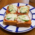 msft5632's cooksnap of when they made ケチャップでOK★簡単ピザ風トースト.