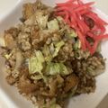 batsteak's cooksnap of when they made 冷めたカツ☆リメイク☆カツカレー炒飯.