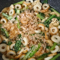 優駿蓮ママ's cooksnap of when they made 小松菜とちくわの煮浸し.