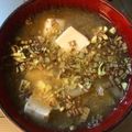 R2016's cooksnap of when they made 春を味わう♥ふきのとうde香り味噌汁.