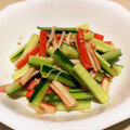 クックQPU4ZJ☆'s cooksnap of when they made かにかま胡瓜をかぼすしょう油とワサマヨで.