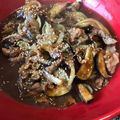 Chris_k's cooksnap of when they made ナスと豚バラ炒め.