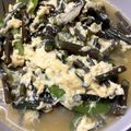 アラフィフ新米主婦♪'s cooksnap of when they made わらびのつゆだく卵とじ❇️かけうどんにも.