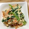 mameaki's cooksnap of when they made 簡単なのに絶品☆春菊の白和え.