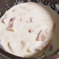 ぴろこ母ちゃん's cooksnap of when they made 豆乳or牛乳の簡単カブとベーコンのスープ.