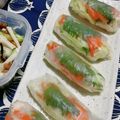 ドラエミ's cooksnap of when they made ササミの生春巻き★タレ付き.
