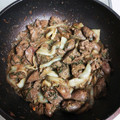 ♬あじさいのレシピ♬'s cooksnap of when they made 仕上げのラー油でピリ辛ꕤレバネギ塩炒めꕤ.