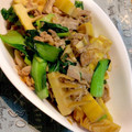 あかりんりん♪'s cooksnap of when they made 筍と小松菜のオイスター炒め ＋焼きそば.