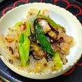 fuutonka's cooksnap of when they made 葉玉ねぎとサバ缶の塩こぶ和え.