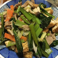 otomo＊'s cooksnap of when they made ☆小松菜と豚肉と厚揚げのオイスター炒め☆.