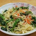 めいふぁん's cooksnap of when they made 菜の花と切り干し大根のパスタ.
