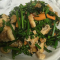 snow012's cooksnap of when they made のらぼう菜のごま油炒め.