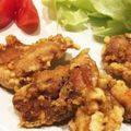 もゆずん's cooksnap of when they made *2度揚げ無しでもカリカリ唐揚げ*.