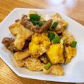 pizzacrust's cooksnap of when they made お豆腐と卵でふわふわ♡豚肉の炒め物.