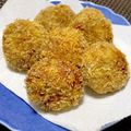 ☆あいちゃん's cooksnap of when they made 肉じゃがリメイク☆ゆで卵入り甘辛コロッケ.