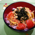 マダムカフェ♡'s cooksnap of when they made 簡単節約☆サバ缶でたまご丼.