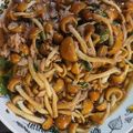 ピヨコン's cooksnap of when they made 簡単小鉢♪なめことツナと大葉のポン酢和え.